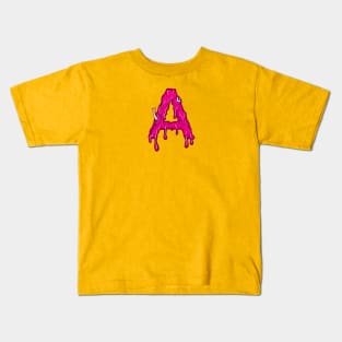 A Letter Melted Zombie Kids T-Shirt